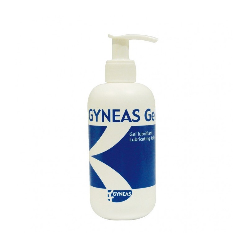 Gel lubrifiant hydrosoluble 250ml avec poussoir (pompe) GYNEAS