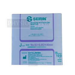 Aiguilles Dry Needling SEIRIN® Type J taille 0.25x40mm